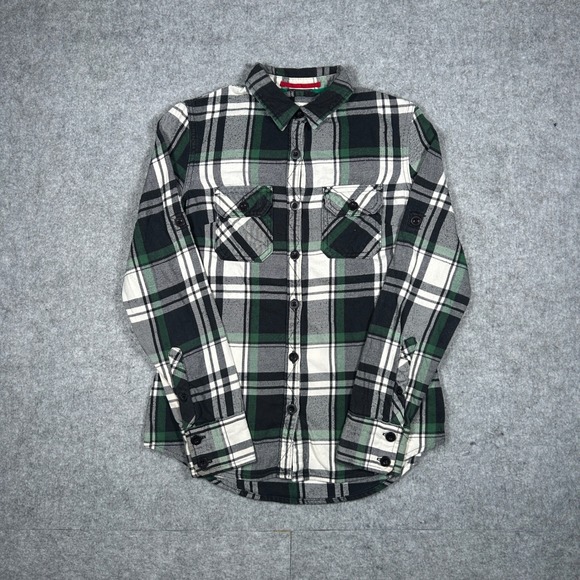 Superdry Other - Superdry Flannel Shirt Mens Xs multi colour Plaid Long Sleeve Button down